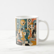 Midden Eeuw 60-er Jaren Hip Martini Cocktail Dansf