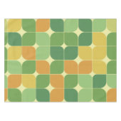 Midden Eeuw Abstract Groen Sinaasappel Geel Tafelkleed (Voorkant (Horizontaal))