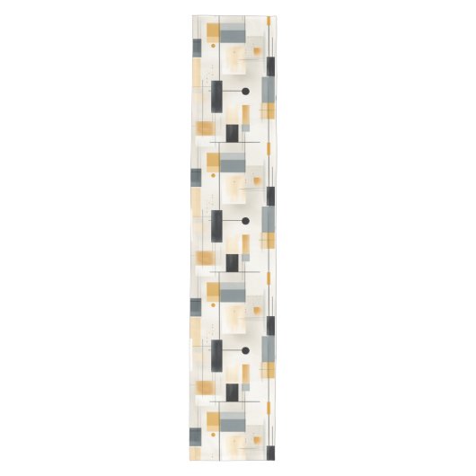 Midden Eeuw Abstract Medium Tafelloper (Voorkant)