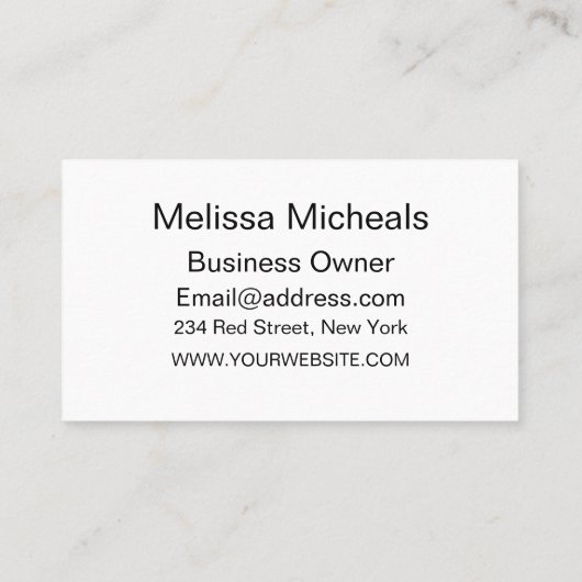 Midden eeuw Abstract Sinaasappel en Roze Custom Visitekaartje (Achterkant)