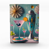 Midden eeuw Atomic Futuristic Cocktail Time Fotoblokken (Voorkant)