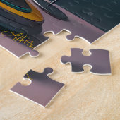 Midden eeuw Atomic Futuristic Cocktail Time Legpuzzel (Zijkant)