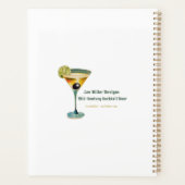 Midden eeuw Atomic Futuristic Cocktail Time Planner (Achterkant)
