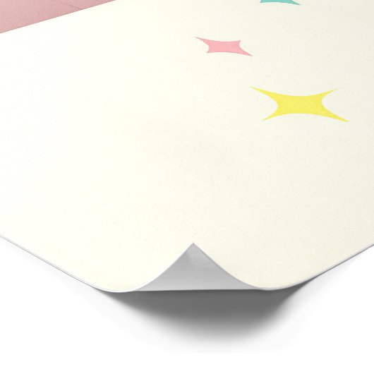 Midden eeuw Atomic Futuristic Cocktail Time Poster (Hoek)