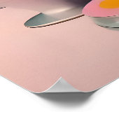 Midden eeuw Atomic Futuristic Cocktail Time Poster (Hoek)