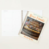 Midden-eeuw Atomic Futuristic Party Bar Planner (Display)