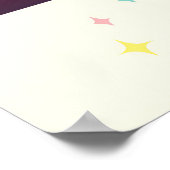 Midden eeuw Atomic Futuristic Rabbit Martini Poster (Hoek)