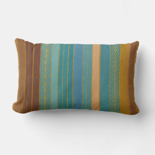 Midden-Eeuw Atomic Futuristic Stripes Print Kussen