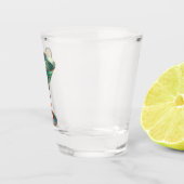 Midden eeuw Atomic Futuristic Wormhole Martini Shot Glas (Rechts)