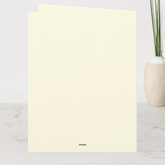 Midden-eeuw Atomic Halloween Cat Kaart (Achterkant)