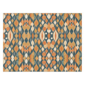 Midden eeuw atoomdruppels oker moderne retro tafelkleed (Voorkant (Horizontaal))