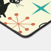 Midden-Eeuw Atoomkat met Starbursts Bureaumat (Hoek)