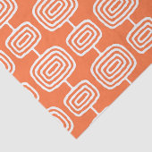 Midden-Eeuw Atoomringen Abstract Patroon Tissuepapier (Detail)