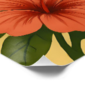 Midden eeuw bezoek Hawaii toerisme kunst Perfect Poster (Hoek)