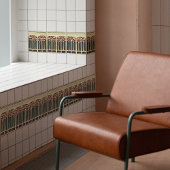 Midden-eeuw Bloemsymmetrie Arts Crafts Movement Tegeltje