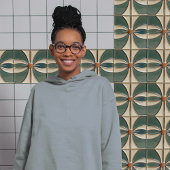 Midden-eeuw Bloemsymmetrie Arts Crafts Movement Tegeltje