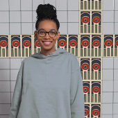 Midden-eeuw Bloemsymmetrie Arts Crafts Movement Tegeltje