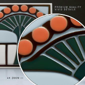 Midden-eeuw Bloemsymmetrie Arts Crafts Movement Tegeltje