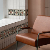 Midden-eeuw Bloemsymmetrie Arts Crafts Movement Tegeltje