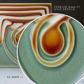 Midden-eeuw Bloemsymmetrie Arts Crafts Movement Tegeltje