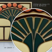 Midden-eeuw Bloemsymmetrie Arts Crafts Movement Tegeltje