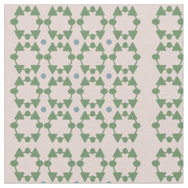 Midden eeuw blos roze, salie groen patroon stof