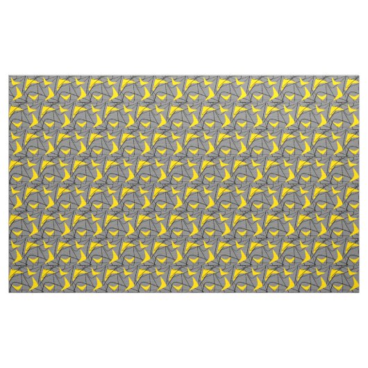 Midden eeuw boemerang stof (Yard (91,4 cm))