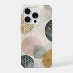 Midden eeuw botanisch blad – Boho aarde iPhone 15 Pro Case
