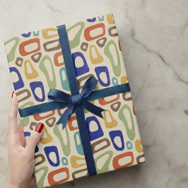 Midden eeuw cadeaupapier