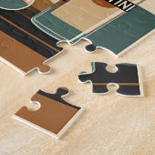 Midden Eeuw Californië Vibes Martini Dansfeest Legpuzzel (Zijkant)