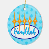 Midden eeuw Chanoeka/Kerstmis Keramisch Ornament (Links)