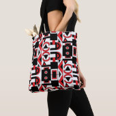 Midden Eeuw Contemporary Abstract Geometrisch Tote Bag (Dichtbij)