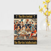 Midden eeuw De moderne Martini intellectuelen Kaart (Gele Bloem)