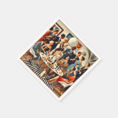 Midden eeuw De moderne Martini intellectuelen Servet (Hoek)