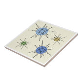 Midden eeuw Franciscaanse Starburst 1 Tegeltje (Zijkant)