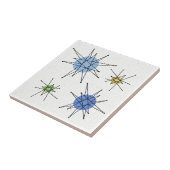 Midden eeuw Franciscaanse Starburst 2 Tegeltje (Zijkant)