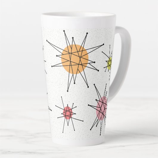 Midden eeuw Franciscaanse Starburst 8 Latte Mok (Rechterhoek)