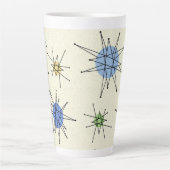 Midden eeuw Franciscan Starburst 1 Latte Mok (Voorkant)
