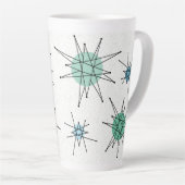 Midden eeuw Franciscan Starburst 6 Latte Mok (Rechterhoek)