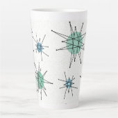 Midden eeuw Franciscan Starburst 6 Latte Mok (Voorkant)