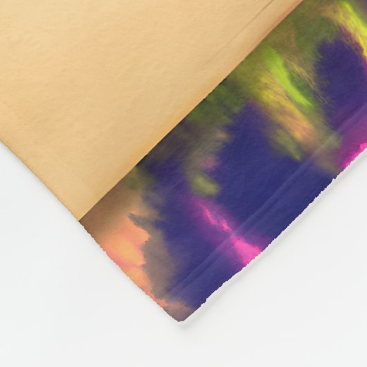 Midden eeuw futuristische Mardi Gras Martini vrouw Fleece Deken (Hoek)