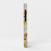 Midden eeuw geïnspireerd bloemenpatroon Case-Mate iPhone case (Achterkant/links)