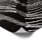 Midden eeuw geometrisch abstract minimalistisch pa poster (Hoek)