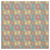 Midden Eeuw Grijs Geometrisch Stof (Swatch)