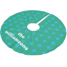 Midden Eeuw Groen Blauw Geometrische Gepersonalise