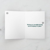 Midden Eeuw Herfstbladeren Retro Gelukkig Verjaard Kaart (Binnen)