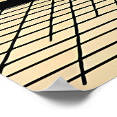 Midden eeuw interieurdesign Eclipse Woonkamer Poster (Hoek)