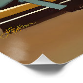Midden Eeuw Interieurontwerp Kunst Lounge Perfect Poster (Hoek)