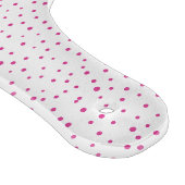 Midden eeuw katten in roze stoel op wit met stippe snijplank (Hoek)