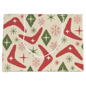 Midden eeuw Kerst Boomerangs met Diamanten Groot Cadeauzakje (Voorkant)